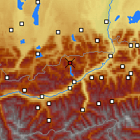 Nearby Forecast Locations - Achen Lake - Mapa