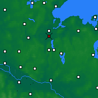 Nearby Forecast Locations - Baía de Lübeck - Mapa
