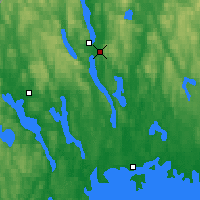 Nearby Forecast Locations - Värmland - Mapa