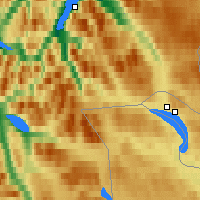 Nearby Forecast Locations - Skibotn - Mapa