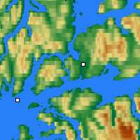 Nearby Forecast Locations - Harstad - Mapa