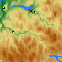 Nearby Forecast Locations - Selbu - Mapa