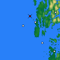 Nearby Forecast Locations - Alfjorden - Mapa