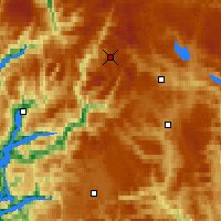 Nearby Forecast Locations - Midtlaeger - Mapa