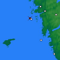 Nearby Forecast Locations - Vinga Lighthouse - Mapa