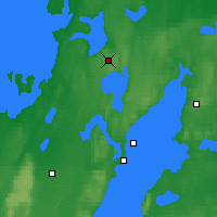 Nearby Forecast Locations - Gardsjo - Mapa