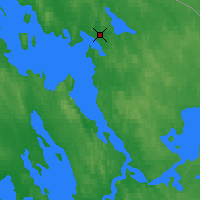 Nearby Forecast Locations - Lieksa - Mapa
