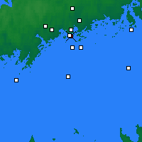 Nearby Forecast Locations - Helsínquia - Mapa