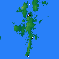Nearby Forecast Locations - Shetland - Mapa