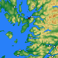 Nearby Forecast Locations - Ilha de Skye - Mapa
