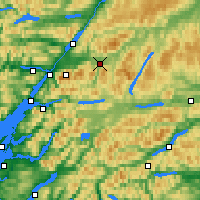 Nearby Forecast Locations - Tulloch Roy Bridge - Mapa