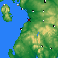 Nearby Forecast Locations - Ayr - Mapa