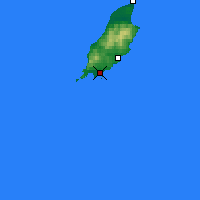 Nearby Forecast Locations - Ilha de Man - Mapa