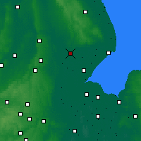 Nearby Forecast Locations - Lincolnshire - Mapa