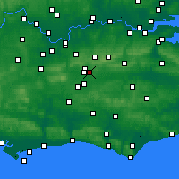 Nearby Forecast Locations - Redhill - Mapa