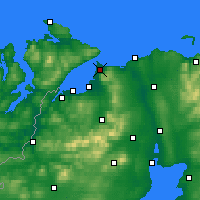 Nearby Forecast Locations - Magilligan - Mapa