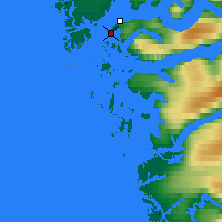 Nearby Forecast Locations - Nuuk - Mapa