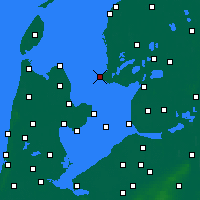 Nearby Forecast Locations - Stavoren - Mapa
