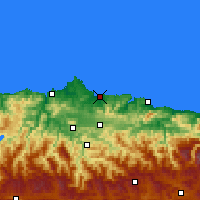 Nearby Forecast Locations - Gijón - Mapa