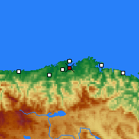 Nearby Forecast Locations - Santander / Parayas - Mapa
