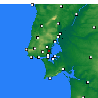 Nearby Forecast Locations - Lisboa - Mapa