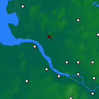 Nearby Forecast Locations - Itzehoe - Mapa