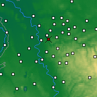Nearby Forecast Locations - Mülheim - Mapa