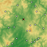 Nearby Forecast Locations - Homberg (Ohm) - Mapa