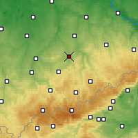 Nearby Forecast Locations - Chemnitz - Mapa