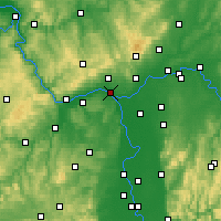 Nearby Forecast Locations - Mainz - Mapa
