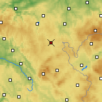 Nearby Forecast Locations - Hof - Mapa