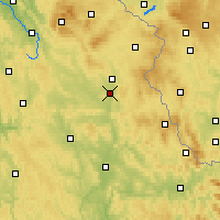 Nearby Forecast Locations - Weiden - Mapa