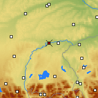 Nearby Forecast Locations - Mühldorf - Mapa