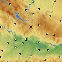 Nearby Forecast Locations - Freistadt - Mapa