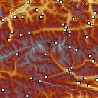 Nearby Forecast Locations - Felber Tauern - Mapa