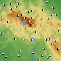 Nearby Forecast Locations - Montanhas dos Gigantes - Mapa