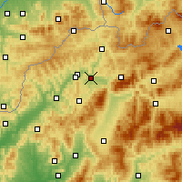 Nearby Forecast Locations - Žilina - Mapa