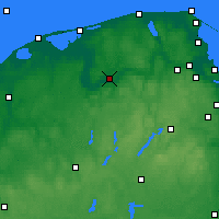 Nearby Forecast Locations - Lębork - Mapa