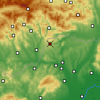 Nearby Forecast Locations - Jósvafő - Mapa