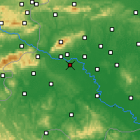 Nearby Forecast Locations - Zagreb - Mapa