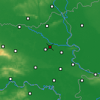 Nearby Forecast Locations - Osijek - Mapa