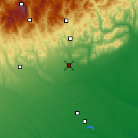 Nearby Forecast Locations - Ploieşti - Mapa