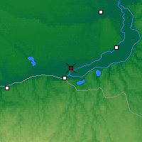 Nearby Forecast Locations - Călăraşi - Mapa