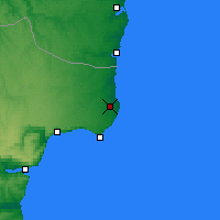 Nearby Forecast Locations - Šabla - Mapa
