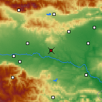 Nearby Forecast Locations - Čirpan - Mapa