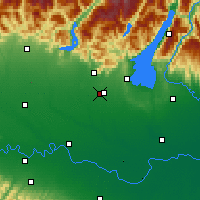 Nearby Forecast Locations - Ghedi - Mapa