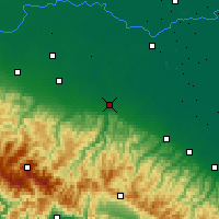 Nearby Forecast Locations - Bolonha - Mapa
