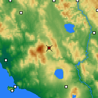 Nearby Forecast Locations - Radicofani - Mapa