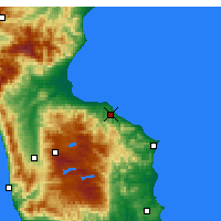 Nearby Forecast Locations - Calopezzati - Mapa