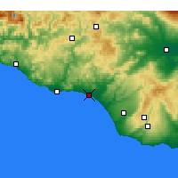 Nearby Forecast Locations - Gela - Mapa